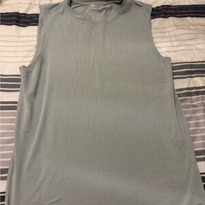 Sleeveless Gray Top